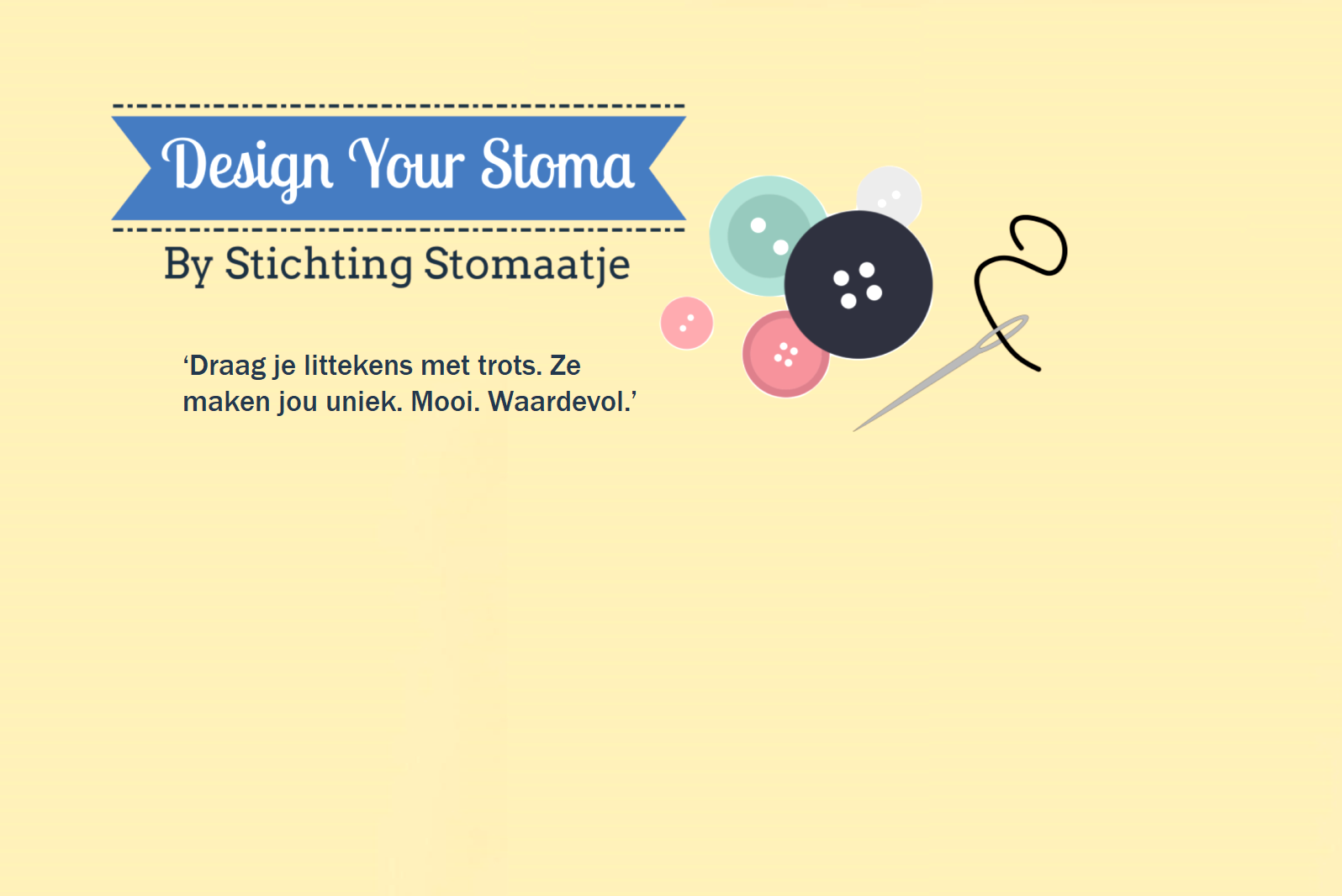 Design Your Stoma By Stichting Stomaatje